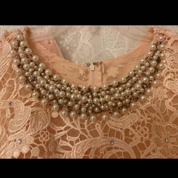 Grad/Prom/ Bridesmaid Dress • Chiffon & Lace & Beads - Picture 7 of 8